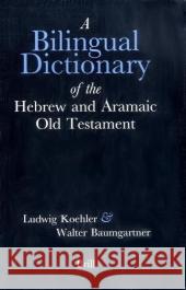 A Bilingual Dictionary of the Hebrew and Aramaic Old Testament: English and German  9789004112780 BRILL