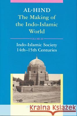 Al-Hind, Volume 3 Indo-Islamic Society, 14th-15th Centuries Andre Wink 9789004135611 Brill Academic Publishers