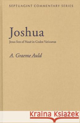 Joshua A. Graeme Auld 9789004138421 Brill Academic Publishers