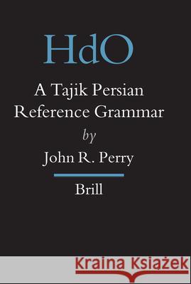 A Tajik Persian Reference Grammar John R. Perry 9789004143234 Brill Academic Publishers
