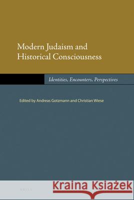 Modern Judaism and Historical Consciousness: Identities, Encounters, Perspectives Andreas Gotzmann Christian Wiese 9789004152892 Brill Academic Publishers