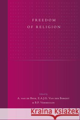 Freedom of Religion  9789004158078 Brill Academic Publishers