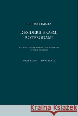 VI-9 Ordinis Sexti Tomus Nonus: Annotationes in Novum Testamentum (Pars Quinta) M. L. Van Poll-Va 9789004175648 Brill Academic Publishers