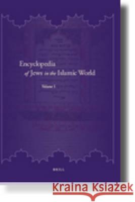 Encyclopedia of Jews in the Islamic World (5 Vols.) N. a. Stillman 9789004176782 Brill Academic Publishers