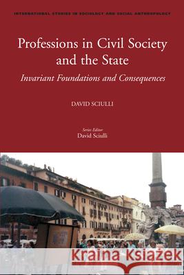 Professions in Civil Society and the State: Invariant Foundations and Consequences D. Sciulli 9789004178311 Brill Academic Publishers