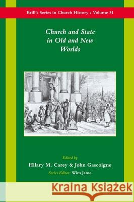 Church and State in Old and New Worlds Dariusz Kolodziejczyk 9789004192003 Brill Academic Publishers