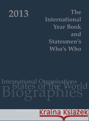 The International Year Book and Statesmen's Who's Who with Access Code Megan Stuart-Jones 9789004231337