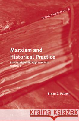 Marxism and Historical Practice (Vol. II): Interventions and Appreciations. Volume II Bryan D. Palmer 9789004297227