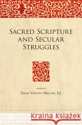 Sacred Scripture and Secular Struggles David Vincent Mecon 9789004302648 Brill Academic Publishers