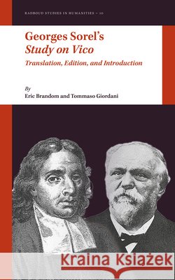 Georges Sorel's Study on Vico: Translation, Edition, and Introduction Brandom 9789004309111 Brill