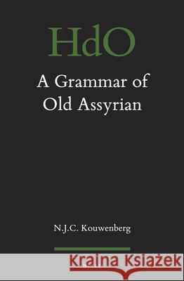 A Grammar of Old Assyrian N.J.C. Kouwenberg 9789004340961 Brill