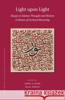 Light upon Light: Essays in Islamic Thought and History in Honor of Gerhard Bowering Jamal J. Elias, Bilal Orfali 9789004409941 Brill