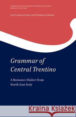 Grammar of Central Trentino: A Romance Dialect from North-East Italy Jan Casalicchio Patrizia Cordin 9789004430952 Brill