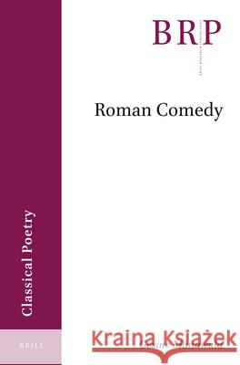 Roman Comedy Gesine Manuwald 9789004435117 Brill