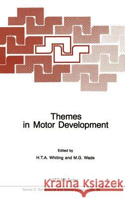 Themes in Motor Development H. T. a. Whiting M. G. Wade H. T. A. Whiting 9789024733903 Springer