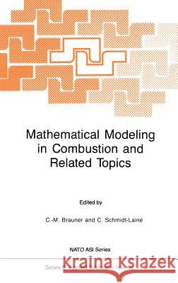 Mathematical Modeling in Combustion and Related Topics Claude-Michel Brauner Claudine Schmidt-Laini 9789024736560