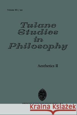 Aesthetics II  9789024751358 Not Avail