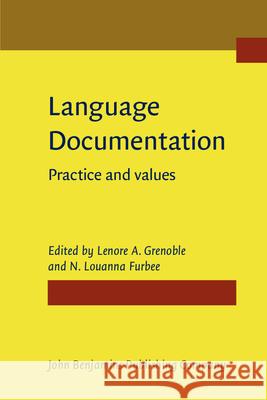 Language Documentation Lenore A Grenoble 9789027212016