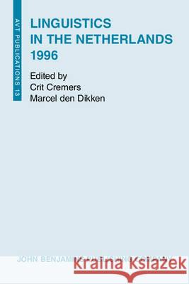 Linguistics in the Netherlands: 1996  9789027231567 John Benjamins Publishing Co