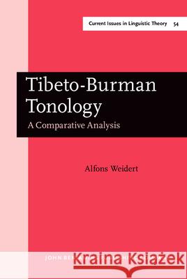 Tibeto-Burman Tonology: A Comparative Analysis  9789027235480 John Benjamins Publishing Co