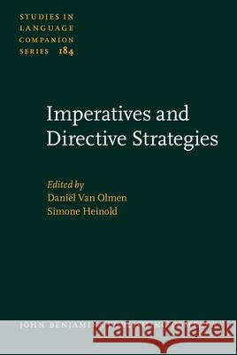 Imperatives and Directive Strategies Simone Heinold   9789027259493 John Benjamins Publishing Co