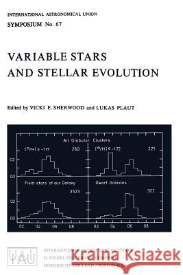 Variable Stars and Stellar Evolution International Astronomical Union         Union Astronomique Internationale        L. Plaut 9789027705792 Kluwer Academic Publishers