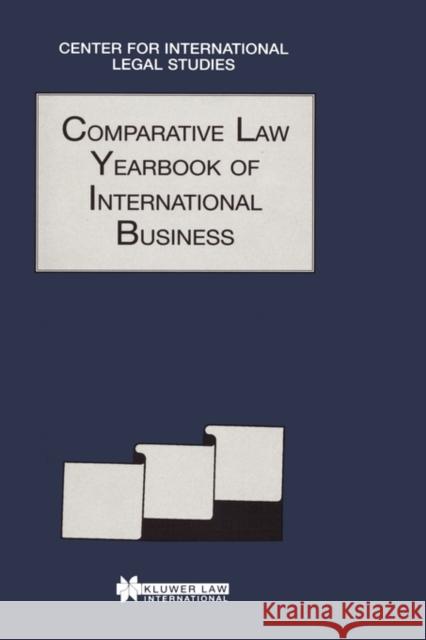 Comparative Law Yearbook Of International Business 1996 Dennis Campbell Susan Cotter 9789041109408