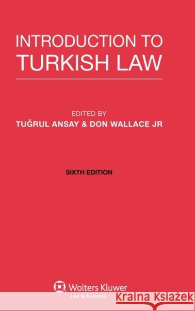 Introduction to Turkish Law Wallace 9789041134318