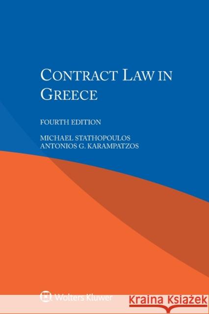 Contract Law in Greece Michael Stathopoulos 9789041188908 Kluwer Law International