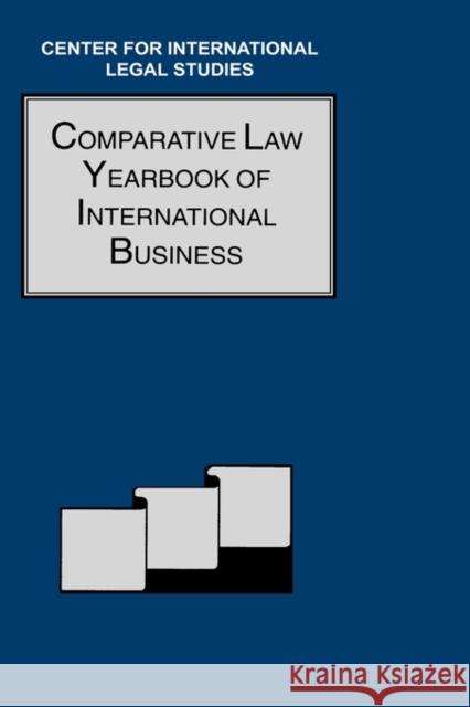 Comparative Law Yearbook of International Business Dennis Campbell Campbell 9789041198242