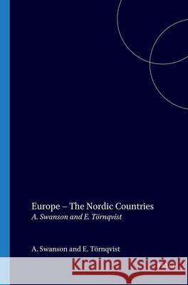 Europe – The Nordic Countries  9789042003163 Brill (JL)