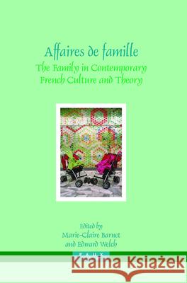 Affaires de famille: The Family in Contemporary French Culture and Theory Marie-Claire Barnet, Edward Welch 9789042021709