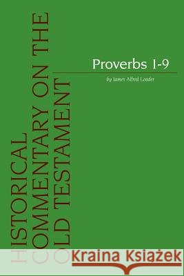 Proverbs 1-9 Ja Loader 9789042931442