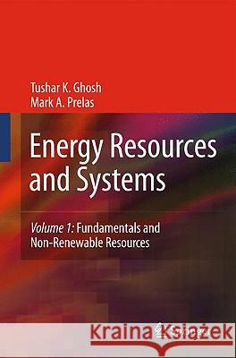 Energy Resources and Systems, Volume 1: Fundamentals and Non-Renewable Resources Ghosh, Tushar K. 9789048123827 Springer
