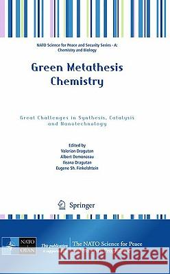 Green Metathesis Chemistry: Great Challenges in Synthesis, Catalysis and Nanotechnology Dragutan, Valerian 9789048134311 Springer