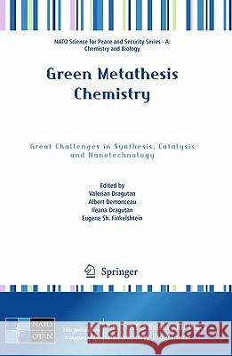 Green Metathesis Chemistry: Great Challenges in Synthesis, Catalysis and Nanotechnology Dragutan, Valerian 9789048134328 Springer