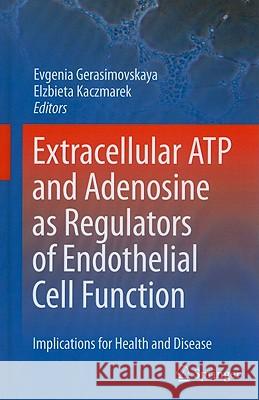 Extracellular ATP and Adenosine as Regulators of Endothelial Cell Function: Implications for Health and Disease Gerasimovskaya, Evgenia 9789048134342 Springer