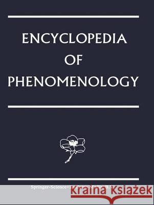 Encyclopedia of Phenomenology Elisabeth A. Behnke 9789048144297 Not Avail