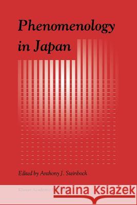 Phenomenology in Japan A. J. Steinbock 9789048151189 Not Avail