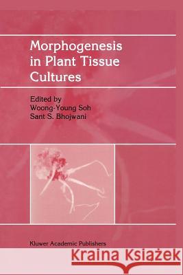 Morphogenesis in Plant Tissue Cultures Woong-Young Soh S. S. Bhojwani 9789048152063 Not Avail