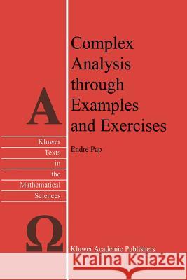 Complex Analysis through Examples and Exercises E. Pap 9789048152537 Springer