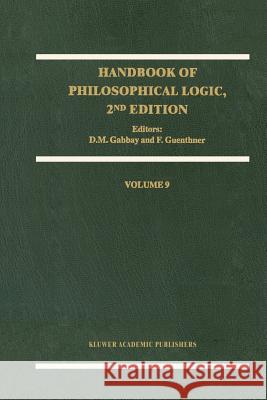 Handbook of Philosophical Logic Dov M. Gabbay F. Guenthner 9789048160556
