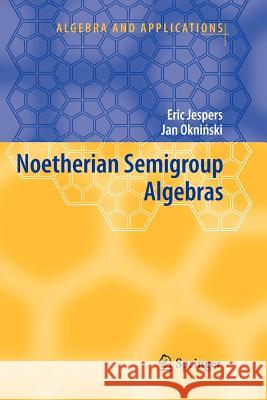 Noetherian Semigroup Algebras Eric Jespers Jan Okninski 9789048174485 Springer