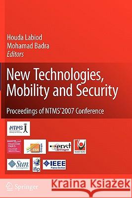 New Technologies, Mobility and Security Houda Labiod Mohamad Badra 9789048175918 Springer