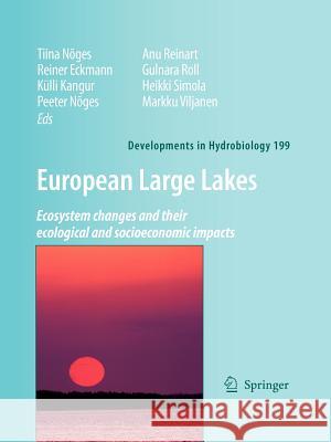 European Large Lakes: Ecosystem Changes and Their Ecological and Socioeconomic Impacts Nõges, Tiina 9789048178612 Springer