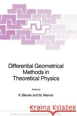Differential Geometrical Methods in Theoretical Physics K. Bleuler M. Werner 9789048184590 Not Avail