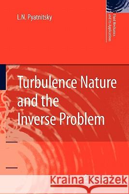 Turbulence Nature and the Inverse Problem Springer 9789048184804 Springer