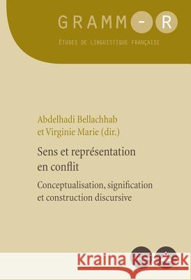 Sens Et Représentation En Conflit: Conceptualisation, Signification Et Construction Discursive Van Raemdonck, Dan 9789052017822 P.I.E.-Peter Lang S.a