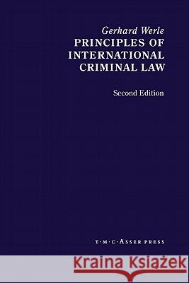 Principles of International Criminal Law Werle, Gerhard 9789067042758