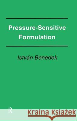 Pressure-Sensitive Formulation I. Benedek 9789067643306